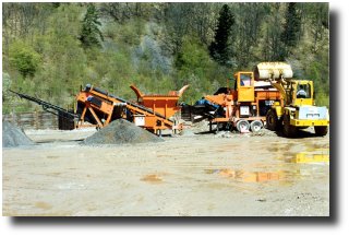 Siebanlage Typ Tandem-Globetrotter